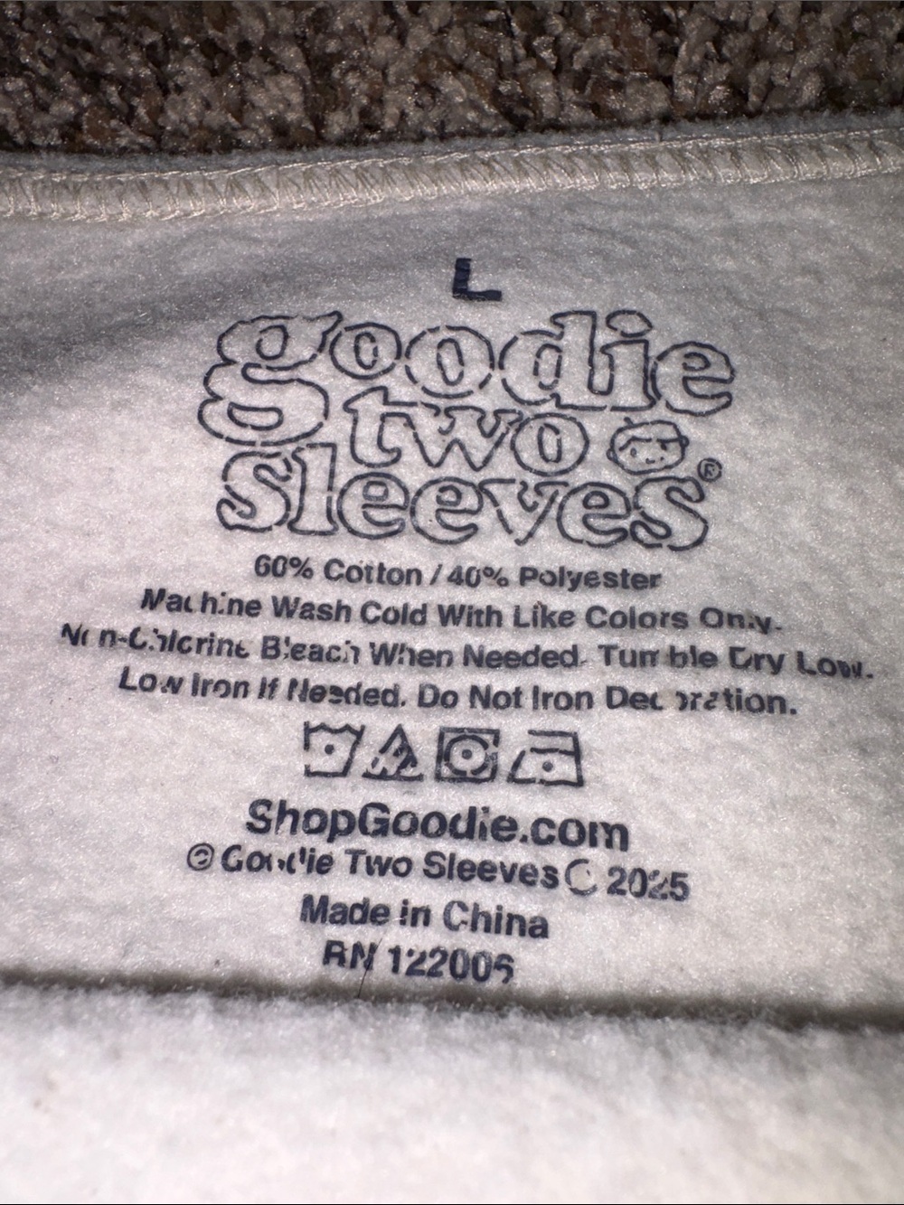 Off-Shoulder Cream Women's Sweater with Navy '28' Graphic - Picture 2 of 3